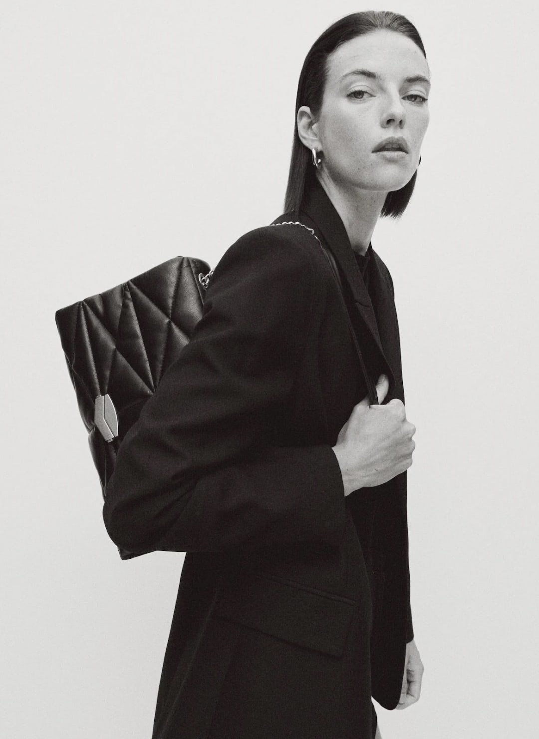 Cropped cashmere sweater